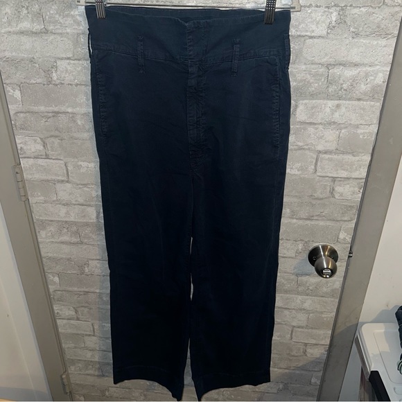 Nwot Mother THE PAPERBAG GREASER ANKLE Navy sz 27 #MJ1 - Picture 2 of 7